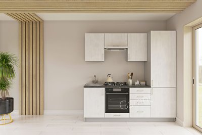 Кухонний комплект Санрайз 2,2м Garant біле дерево (без стільниці) 13210 фото